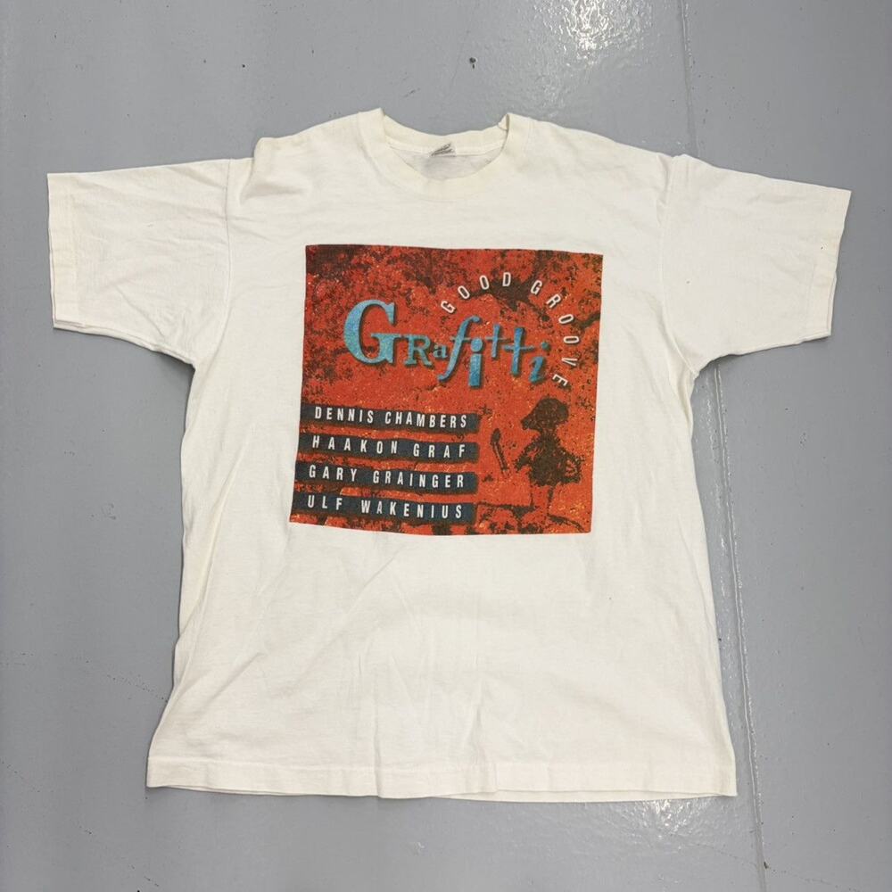 Vintage 90s Grafitti Good Groove Fusion Jazz Tour T-Shirt